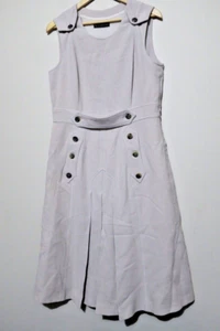 Burberry Women's Italy Made Wool Sleeveless Dress Size 46 - Picture 1 of 6