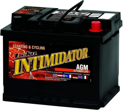 SALE🔥Deka 9A47 AGM Intimidator Automotive Battery CCA 600, RC 100, BCI Group 47 Foto 1 de 3