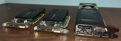 NVIDIA Quadro Mix: K2200 M5000 4GB 8GB GDDR5 PCIe GPU Graphics Video Card Lot: 3 - Image 1 of 4