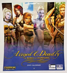 Champions Return to Arms Armed & Deadly The Babes of Champions 2005 Calender - Picture 1 of 16