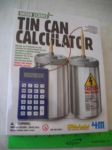 KidzLabs Tin Can Calculator, Power, Green Science, Electricity, 4M ToySmith 5579 - Picture 1 of 7