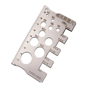 Thread Gauge Tool | Portable Screw Pitch Gauge |Nut Bolt and Checker Thread S1Z4 - Picture 1 of 14