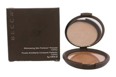 BECCA Perfeccionador de Piel Brillante Prensado Iluminador Topacio 8g 0.28oz Nuevo Foto 1 de 4