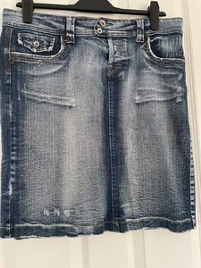 Damen New Look Gr. 16 Jeans Kurzrock Top Zustand - Bild 1 von 8