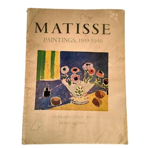 MATISSE Paintings 1939 - 1946,  16 Lithographed Prints Tipped In, Ring Binding - Picture 1 of 24