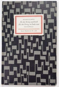 Insel-Bücherei Nr. 768 / Heinrich Böll - Krieg 1962 EA Erste Ausgabe - Picture 1 of 1