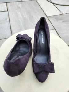 Ladies Black heel Shoes 36 by Super Mode - Picture 1 of 5