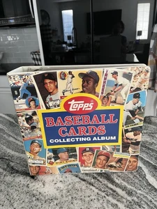 Vintage 1990 Topps Baseball Cards Collecting Album 3-Ring Card Binder MLB - Picture 1 of 7