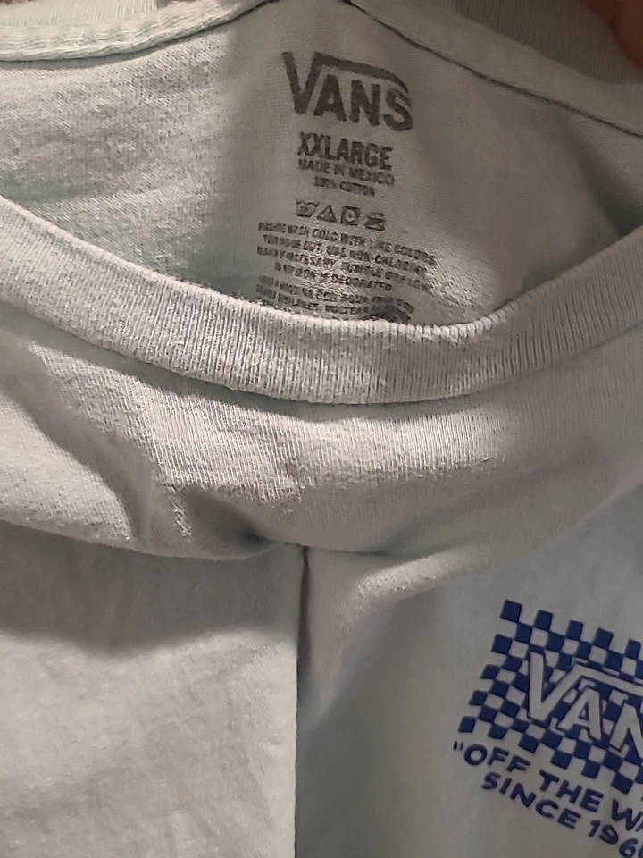 VANS azul claro fuera de la pared desde 1966 para hombre T XXL Foto 1 de 3