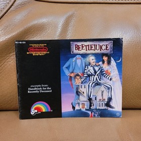 Beetlejuice Instruction Manual Nintendo NES