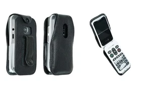 caseroxx Leather-Case with belt clip compatible with Doro Leva L20 / L21 made fr - Picture 1 of 5