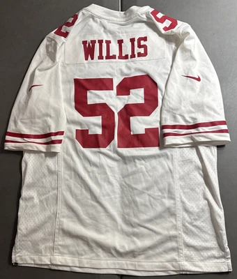Patrick Willis #52 San Francisco 49ers NFL Football Nike White Jersey Size Large - Image 1 of 3