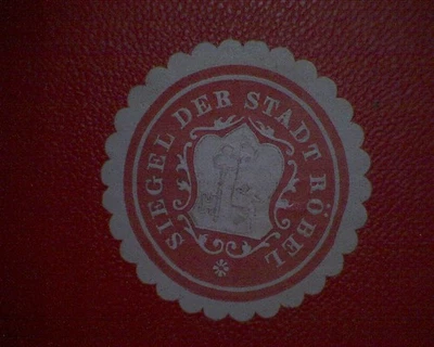 Siegelmarke Siegel der Stadt  Röbel     - Bild 1 von 2