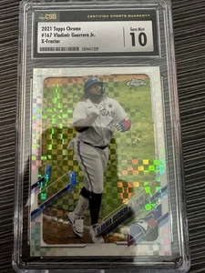 Topps Chrome X-Fractor #167 2021 Vladimir Guerrero Jr CSG gema como nueva 10 Pop 2 - Imagen 1 de 1