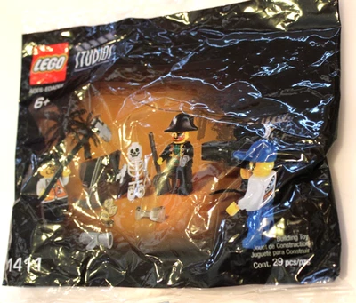 CONJUNTO SELADO VINTAGE LEGO STUDIOS NOVO 1411 PRATES CAÇA AO TESOURO COM PACOTE BÔNUS - Imagem 1 de 4