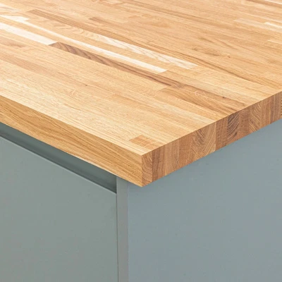 Solid Oak Kitchen Wood Worktops | 74″ × 1½″ | Wooden Countertops - Image 1 of 4