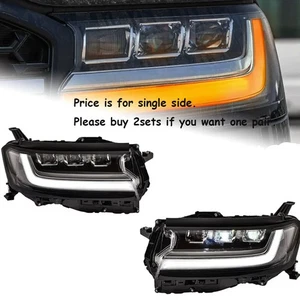 For Toyota Land Cruiser LC300 2021-23 LED Sequential Signal Projector Headlights - Picture 1 of 11