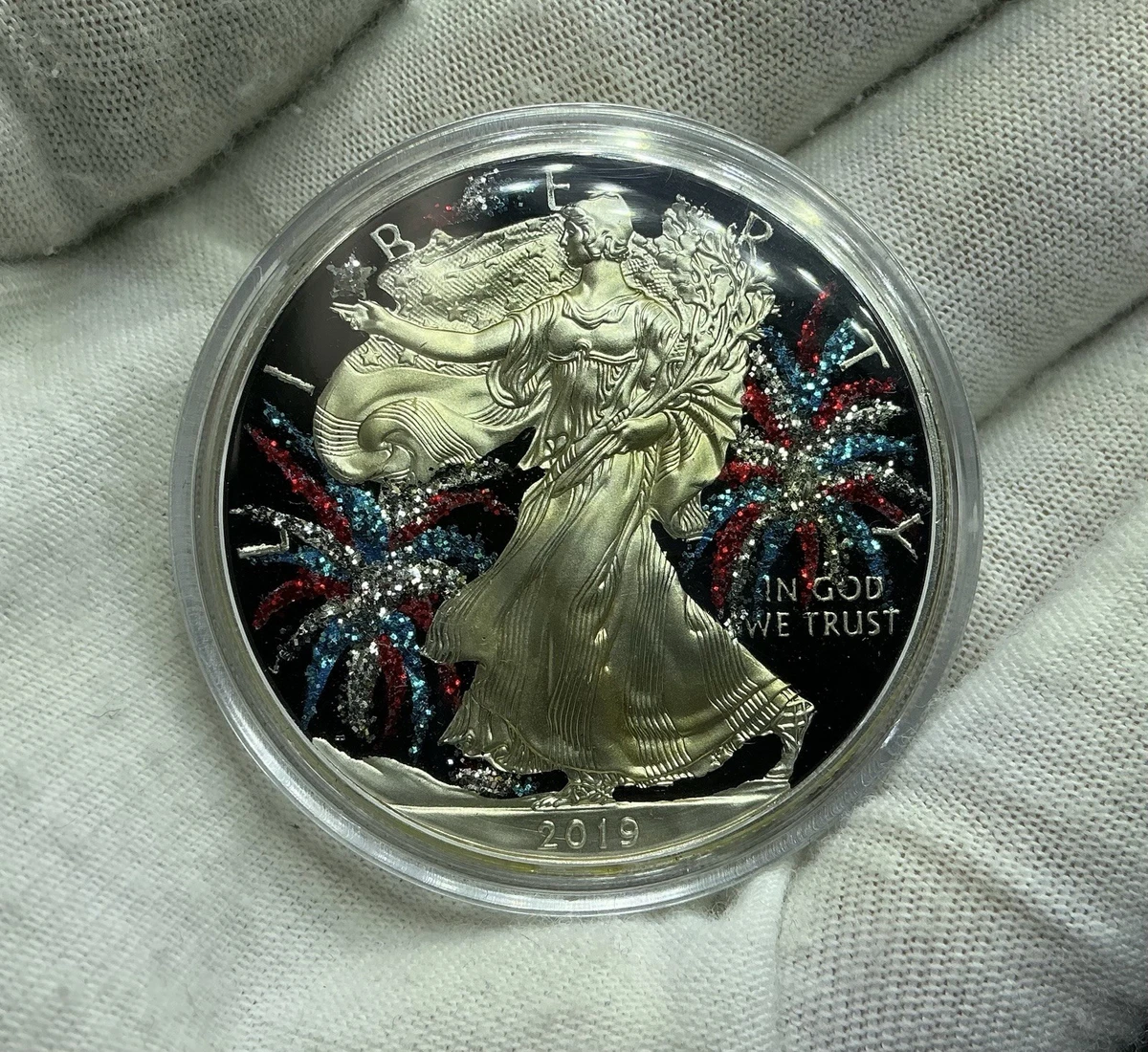 Colorized Silver Eagle | eBay