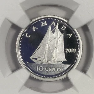 Kanada 2019 Silber PP Groschen. D-Day Anniversary. NGC PR 70 FR. - Bild 1 von 5