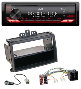 JVC DAB MP3 Bluetooth USB Autoradio für Hyundai i20 08-11 Rubber-Touch Ablagefac - Bild 1 von 8