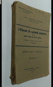 Manuale Di Latino Scritto. Bignami 1945 - Foto 1 di 8