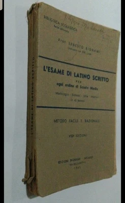 Manuale Di Latino Scritto. Bignami 1945 - Immagine 1 di 4