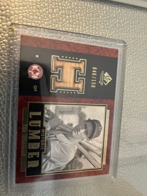 Ted Williams 2003 Upper Deck SP Legendary Cuts  Bat Piece Ltd Ed 46 / 150 - Image 1 of 3