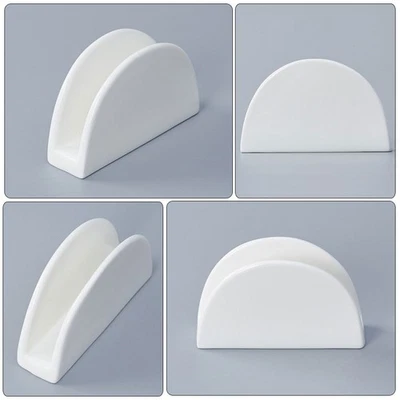  Porta tovaglioli da tavolo da 2 pezzi, porta tovaglioli in ceramica, porta - Immagine 1 di 4