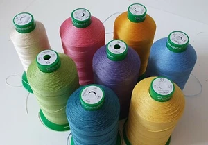 many candy pastel colors of thread - upholstery repair kit & craft & hand sewing - Picture 1 of 33