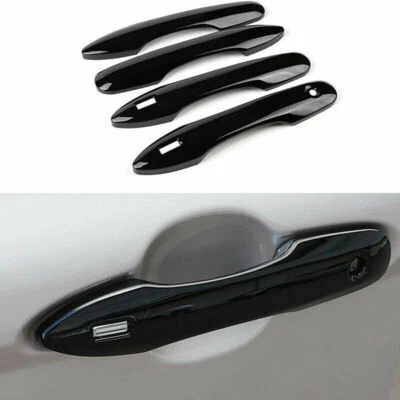 Cubierta de manija de puerta exterior 4X negro brillante para Toyota Avalon 2019-2022 Foto 1 de 4