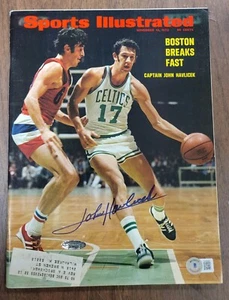 John Havlicek Signed Boston Celtics Sports Illustrated 5/12/69 Tristar Beckett - Picture 1 of 4