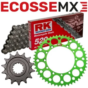 Kawasaki KX500 87-04 RK Standard Dienstkette & Mietgrün Kettenrad Kit - Bild 1 von 4