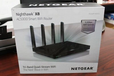 NETGEAR Nighthawk X8 AC5300 Tri-Band Smart WiFi Router (R8500-100NAS) - Image 1 of 4