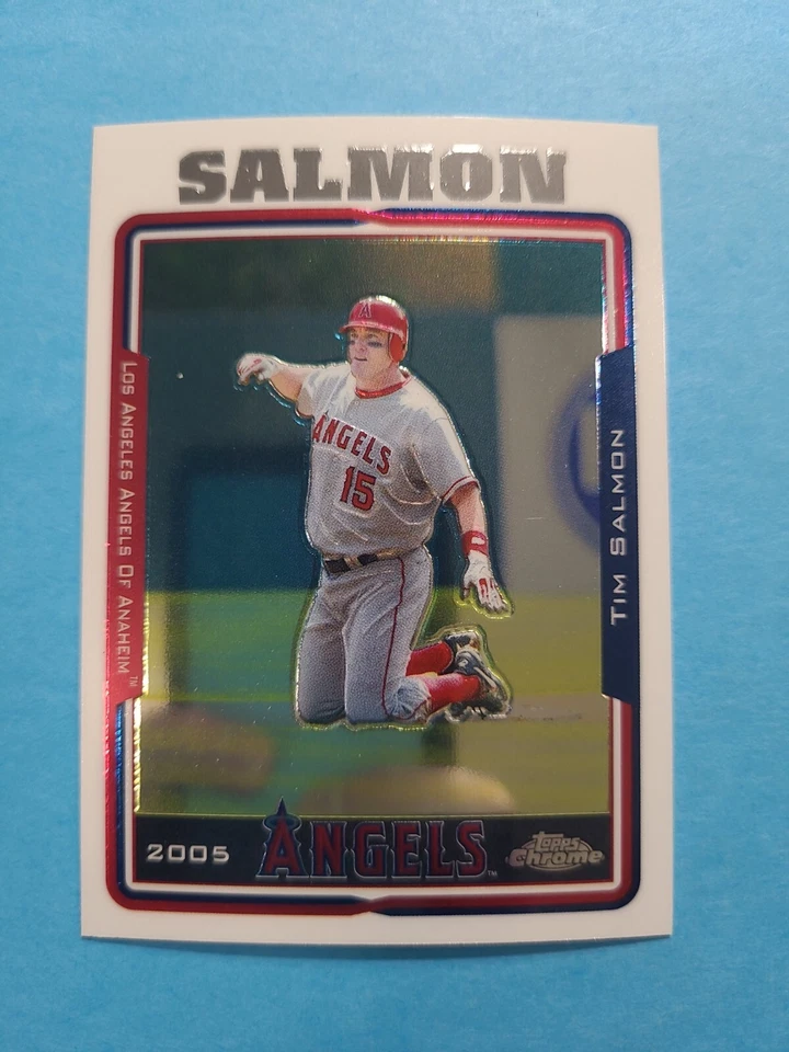TIM SALMON 2005 TOPPS CHROME BASEBALL CARD # 457 G0776 - Image 1 of 1