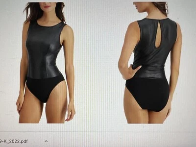 NUEVO CON ETIQUETAS INC International Concepts Body Estampado “Serpiente Imitación” Negro Talla Pequeña Foto 1 de 4