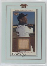 2002 Topps 206 Relics Rickey Henderson (Follow Through Pose) #TR-RH.1 HOF