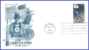 USA3 #3776 U/A ARTCRAFT FDC Uncle Sam on Bicycle - Picture 1 of 1