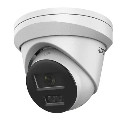 LTS CMIP1382WE-28MDA IP 8MP Dual Light 2.8mm WDR Mic Smart Ai Turret Dome Camera - Image 1 of 4