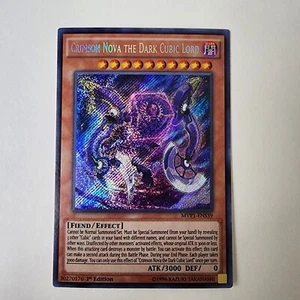 Crimson Nova the Dark Cubic Lord - MVP1-ENS39 - Secret Rare - NM - 1st ed - Picture 1 of 2