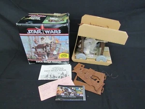 Vintage Kenner 1984 Star Wars POTF Ewok Battle Wagon Fahrzeug MIB unbenutzt AB152 - Bild 1 von 12