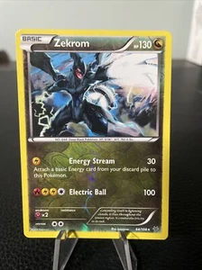 Juego de cartas coleccionables Pokémon Zekrom XY Roaring Skies 64/108 holograma inverso raro - Imagen 1 de 2