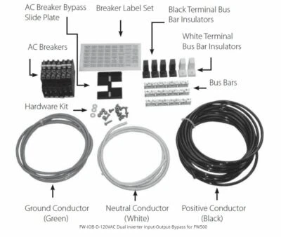 OutBack Power FW-IOB-D-120VAC entrada/salida/bypass Foto 1 de 3