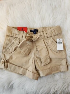 GAP Girls Cargo Khaki Shorts Size 5 NWT  - Picture 1 of 4