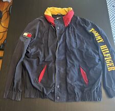 vintage 90's tommy hilfiger jacket WINDBREAKER size XL spell out  big logo 