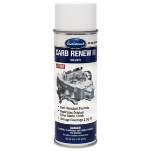 Eastwood Fuel Resistance Carburetor Renew Silver Matte Spray Paint Aerosol 5 Oz - Picture 1 of 4