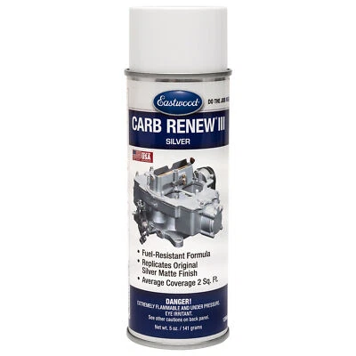 Carburador Eastwood Resistencia al Combustible Renovar Plata Mate Pintura en Aerosol 5 Oz Foto 1 de 4
