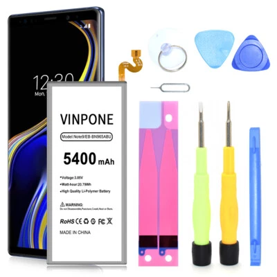 Batería de repuesto para Samsung Galaxy Note 9 N960 SM-N960U1 EB-BN965ABU 5400mAh Foto 1 de 4