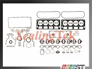 Juego completo de juntas de motor Vortec Fit 01-03 GM 6.0L V8 incl. Junta de sartén de aceite VIN N U - Imagen 1 de 1