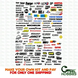 Rc 1/10 Scale Sticker - Make Your Own Kit !! Body Drift Car Truck Onroad Offroad