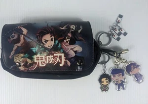 Demon Slayer Kimetsu No Yaiba Makeup Bag, Pencil Case : Comes with Keychains - Picture 1 of 4